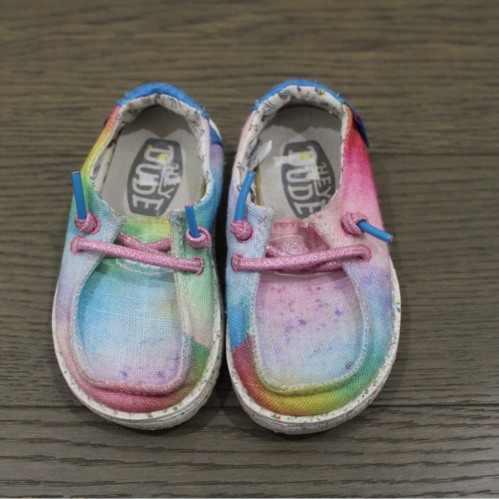 Hey Dude Kids' Rainbow Moccasins
